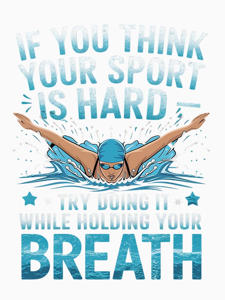 Sport Is Hard Fun Swimmer Swimming Coach Men Women by AvenStudioCo