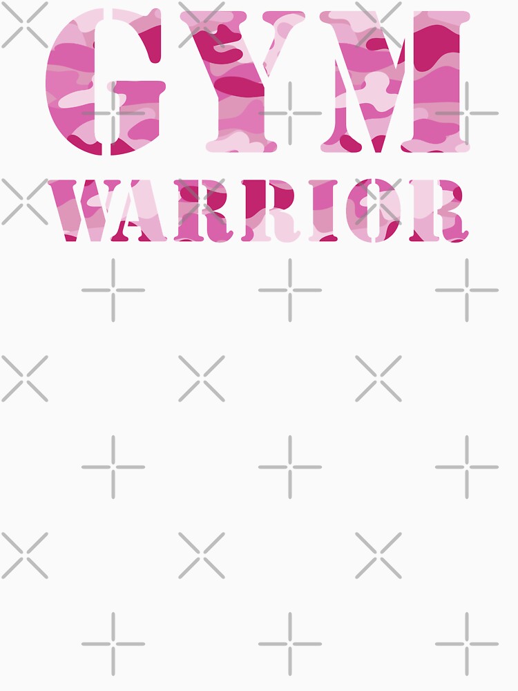 Gym Warrior | Fitness - Pink Camouflage by Mini Tofu Shop