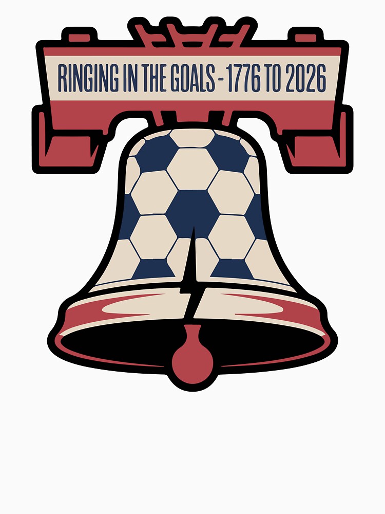 Liberty Bell Soccer USA 250 Years Celebration 1776-2026 by PixelWaveBD