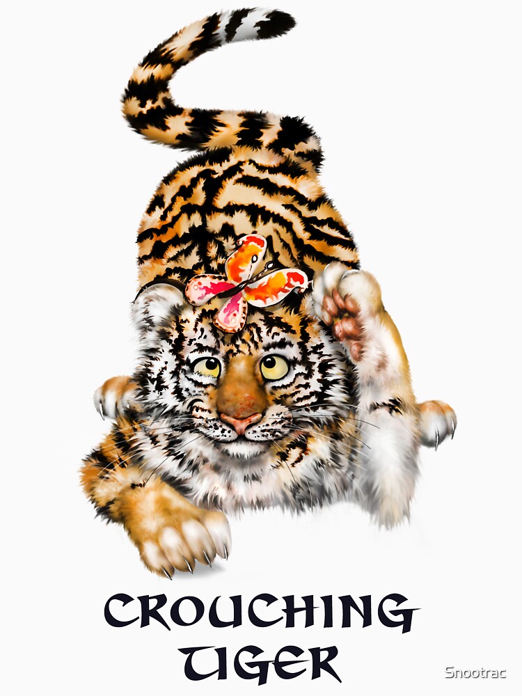 Crouching Tyger | B Cartoon Tiger Cub by Snootrac