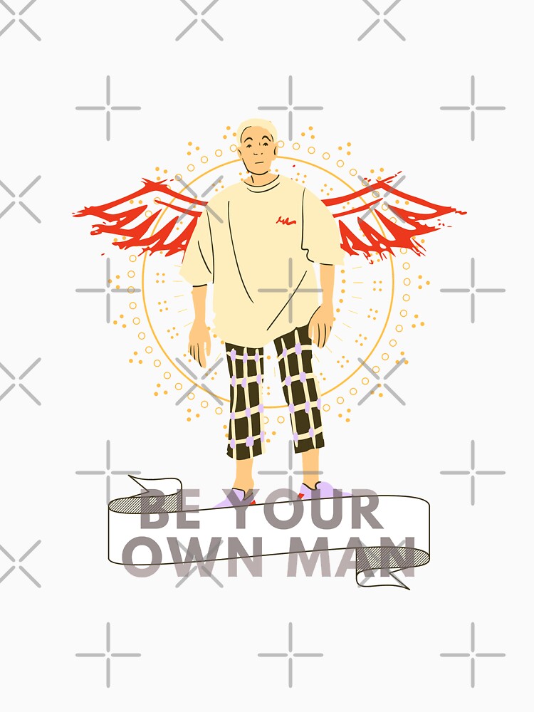 Be Your Own Man Illustrated Design by nbakash