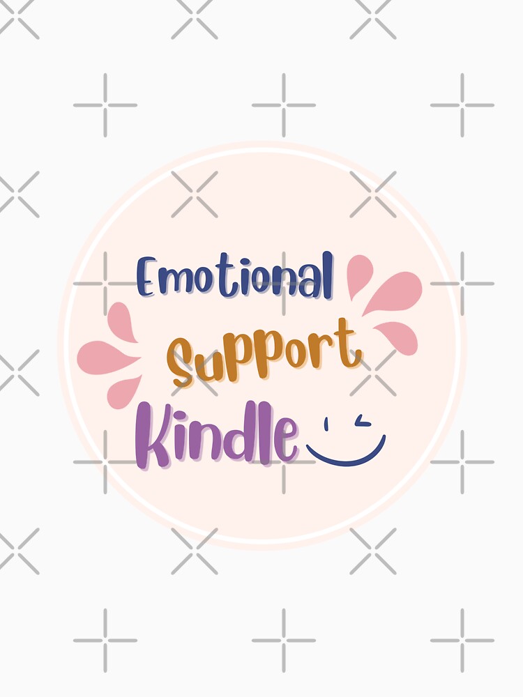 This Is My Emotional Support Kindle - Emotional Support Kindle - Book Lover's Sticker by DeMuthu
