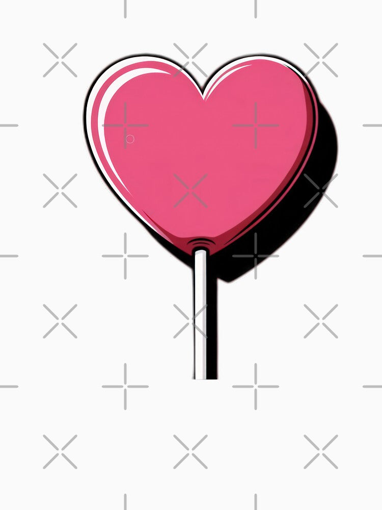Valentines Day pink lollipop heart,Valentine lollipop, valentine heart,valentine art,valentine design by Expressions-Sel