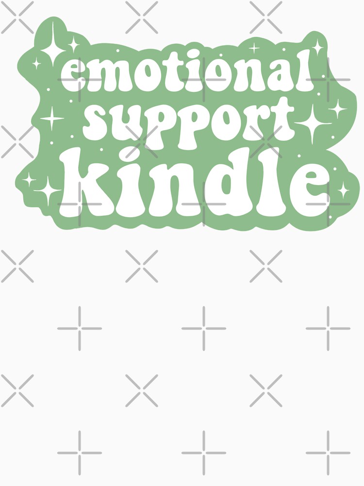 Emotional support kindle green by RavenAMarie