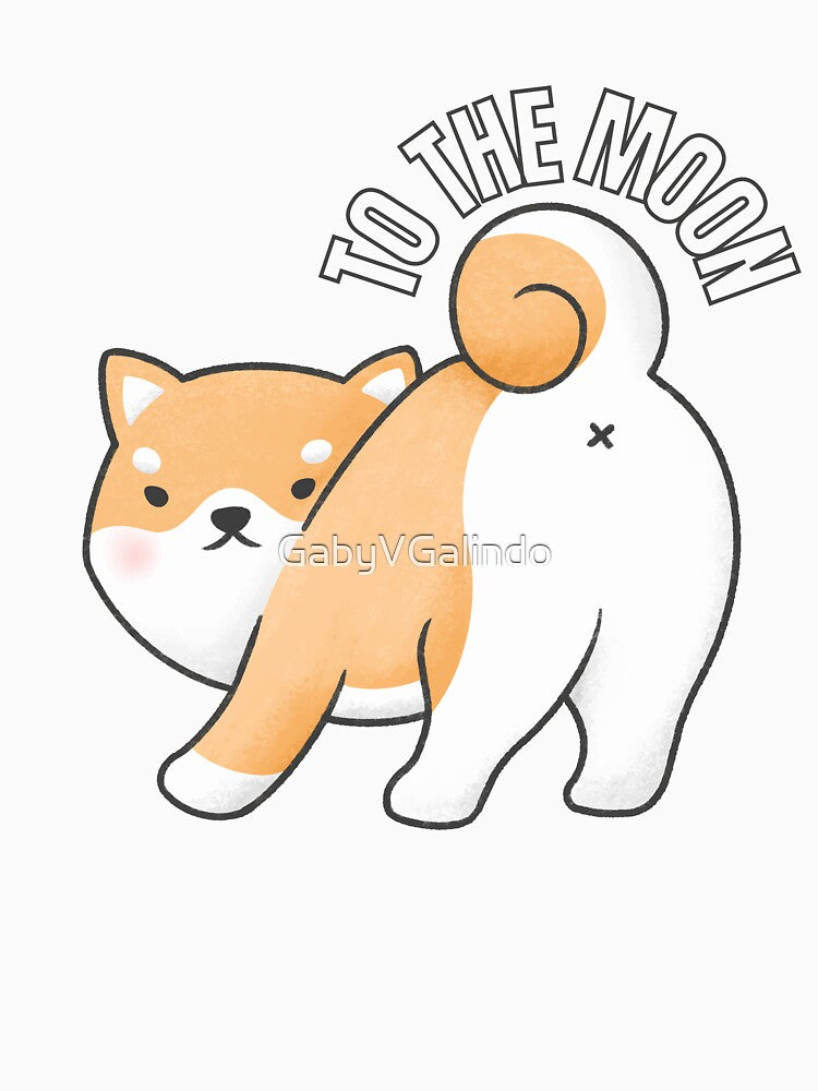 shiba inu to the moon by GabyVGalindo