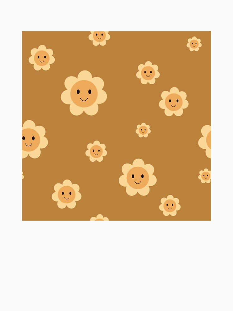 Retro Flower Power Pattern by Julza Art