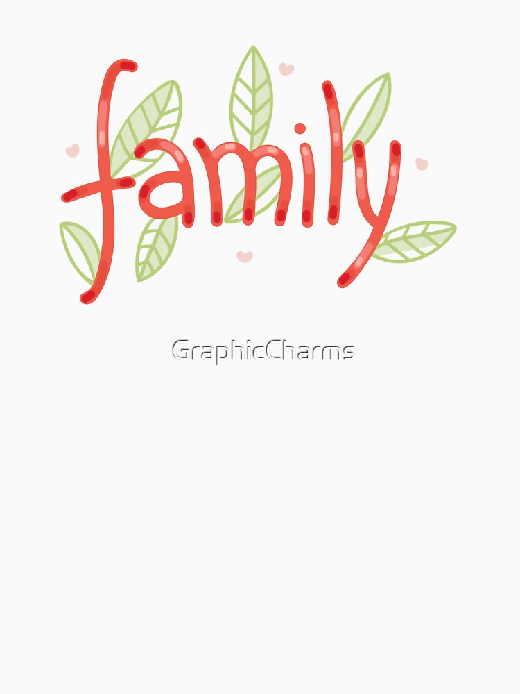 Family - Digitally Handwritten Graphics GC-095 by GraphicCharms