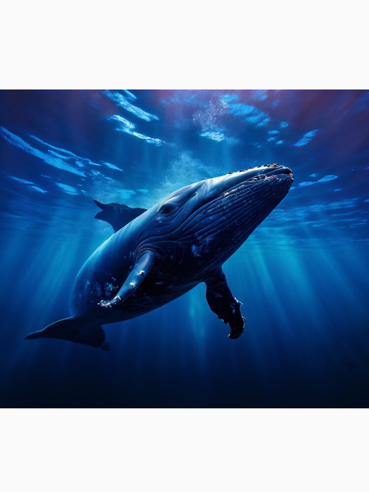 The blue whale, the giant of the seas by Collection de trésors