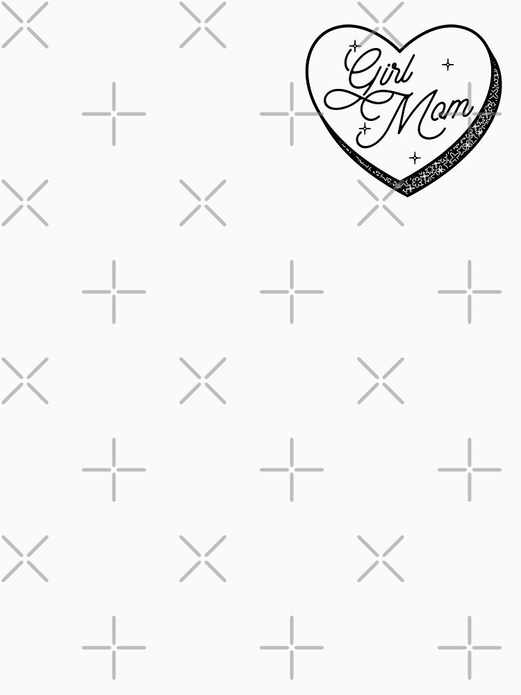 Girl Mom Heart - Valentine's Day Gift for Mom by Holly Norine Design