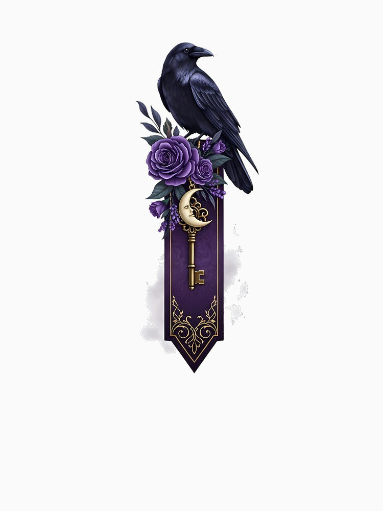 Raven Violet Bookmark Gift by IllumeInk