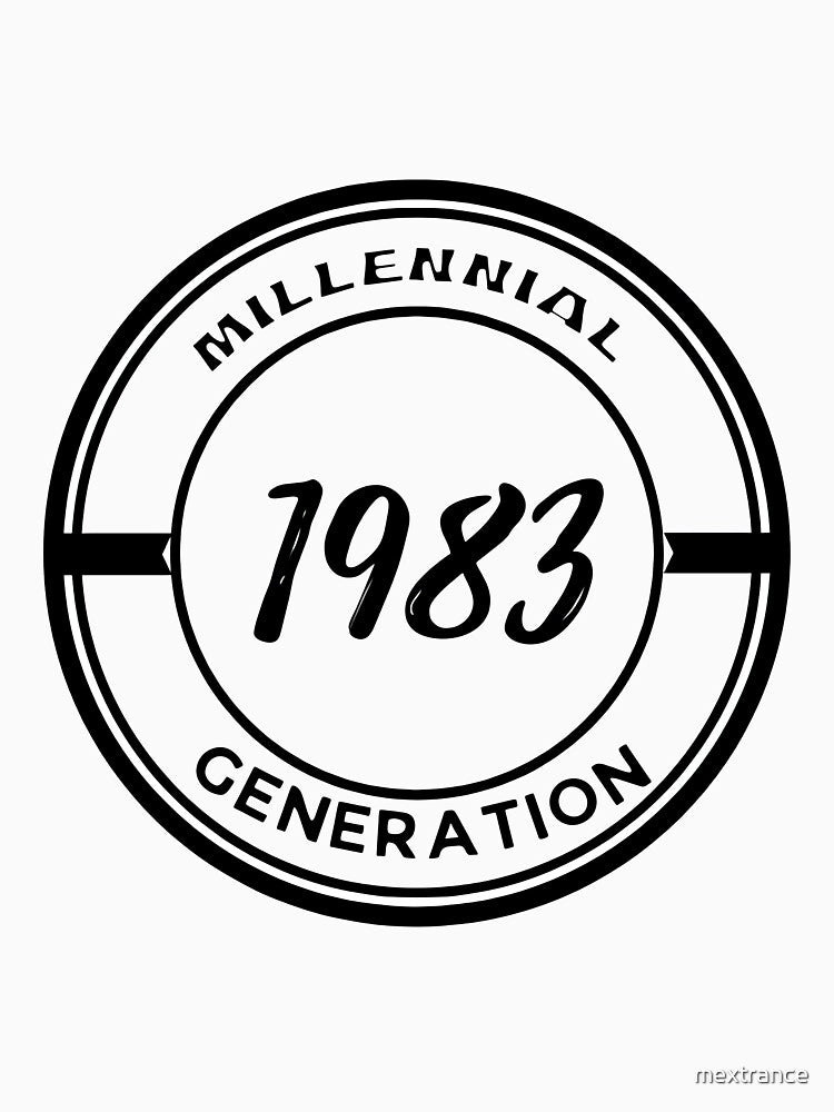 millennial generation 1983 by mextrance