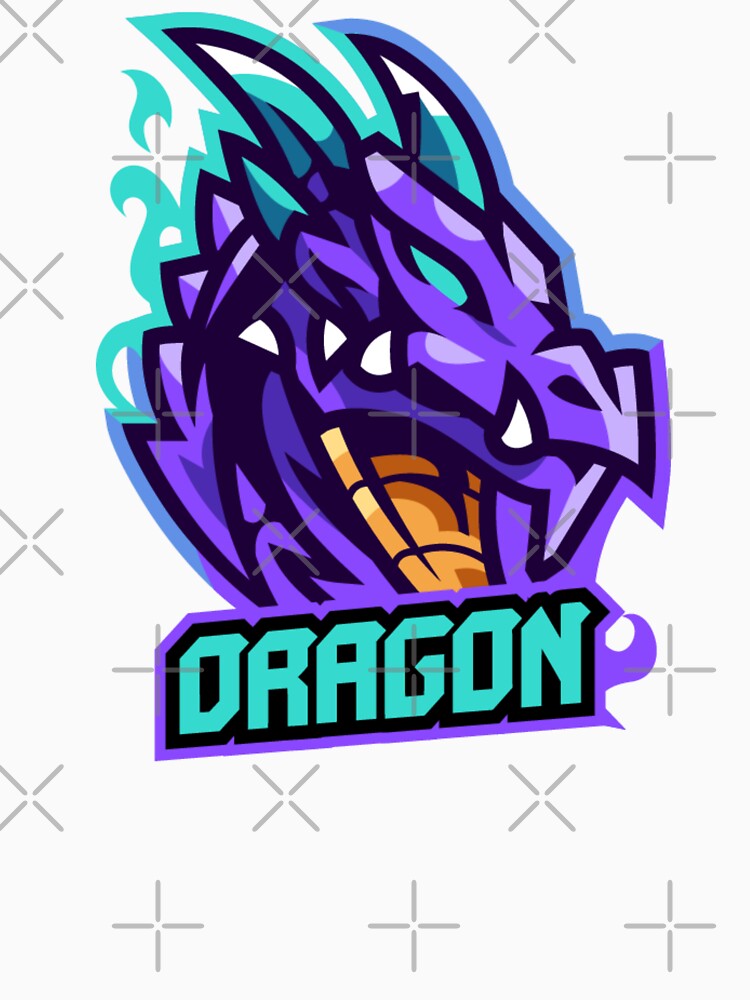 Purple Vintage Dragon Mascot by AnimalLover4eva