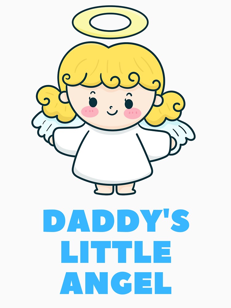 Daddy's Little Angel Blue by BoomBoomBaby