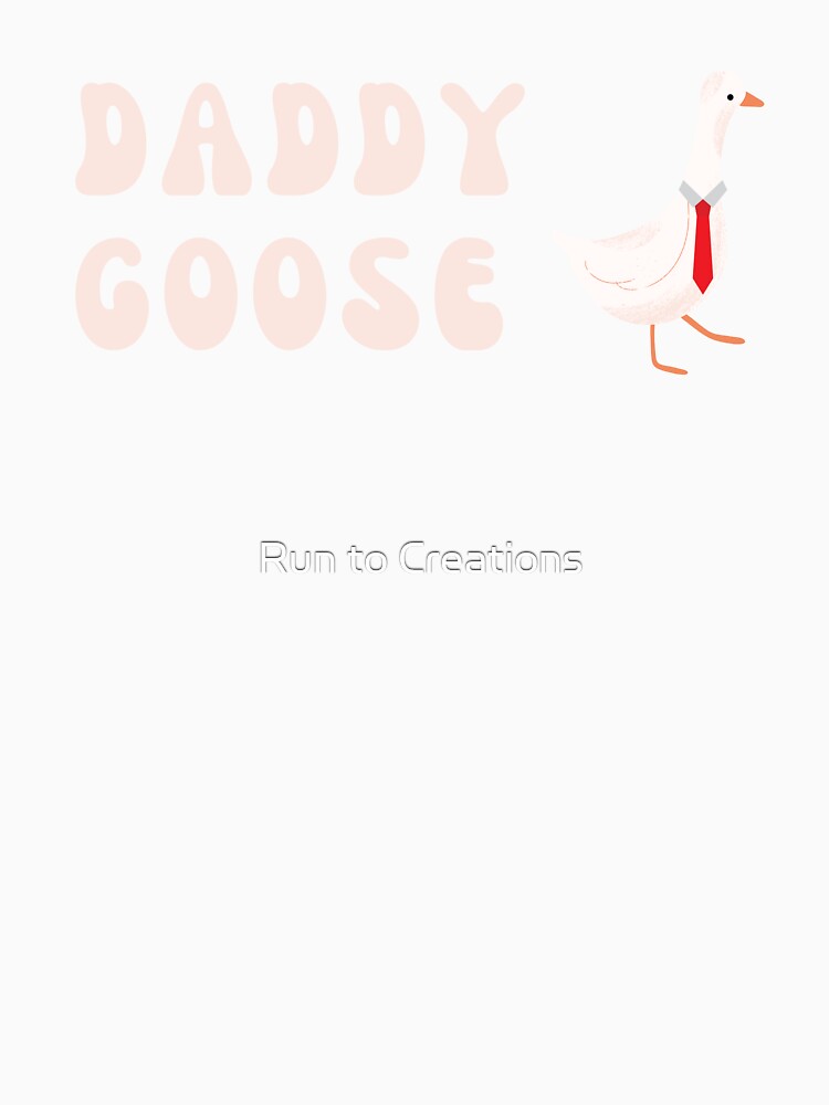 Silly Daddy Goose And Silly Mama Goose Matching Goose Family by Run to Creations