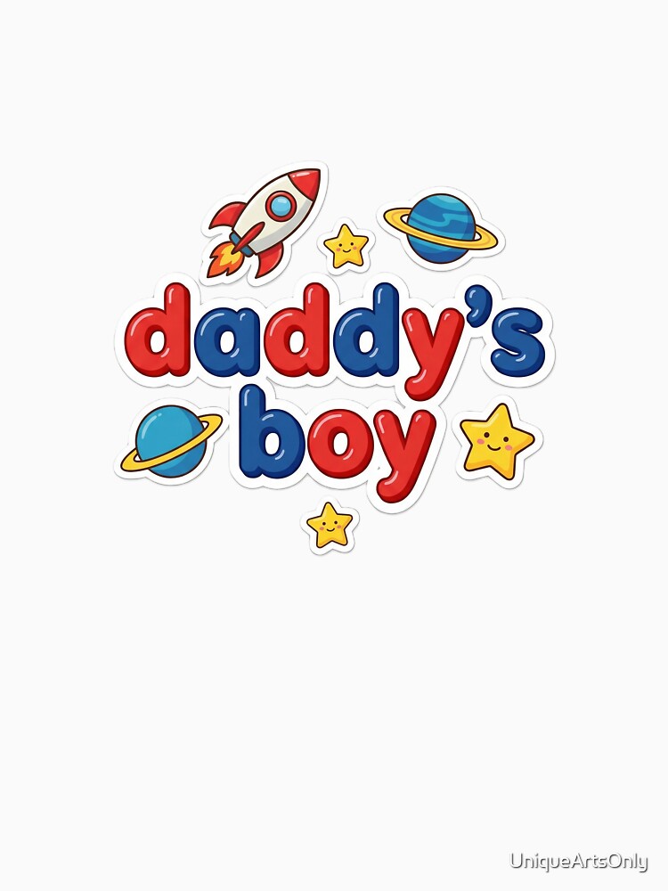 Daddy’s Boy Space Theme | Cute Baby Boy Outfit | Galaxy Baby Shirt by UniqueArtsOnly