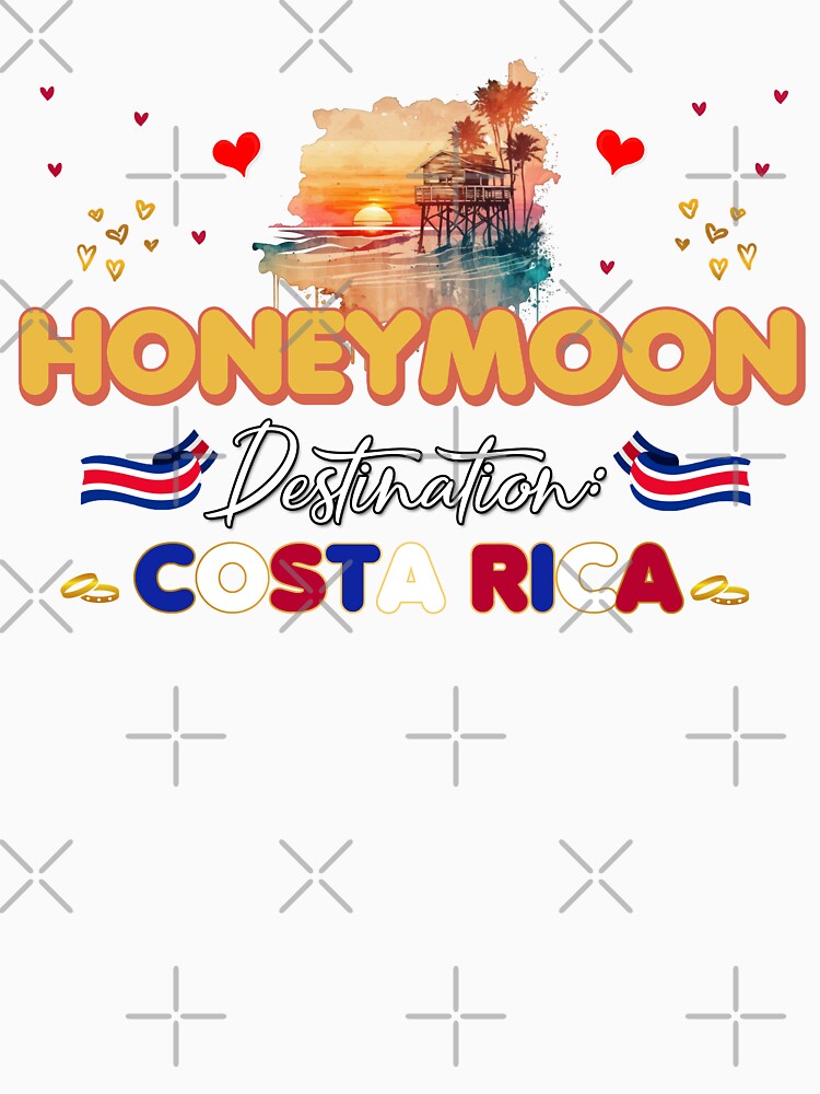 Honeymoon Destination Costa Rica Couple Love Matching by Nzgiftsandmore