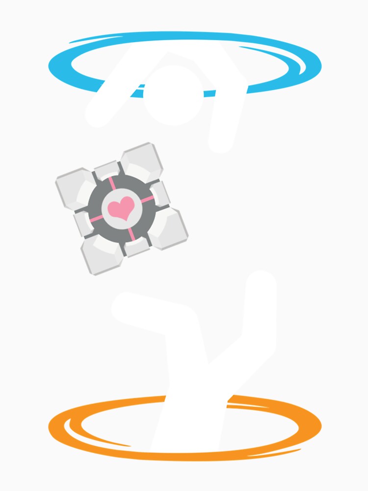 Don_t Lose The Companion Cube (Transparent)  Portal by nichemaps