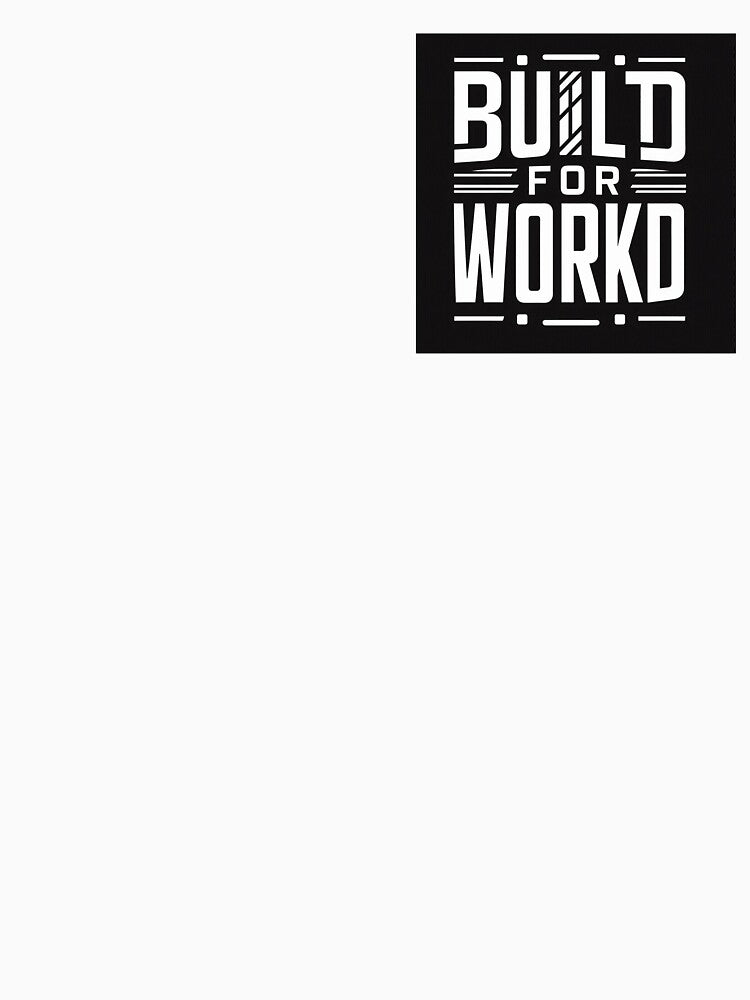 Built for Hard Work – Industrial Workwear Typography Design by BigBartDesigns