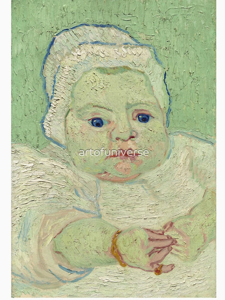 Roulins Baby by Vincent van Gogh: Post Impressionist Nursery Art Print by artofuniverse
