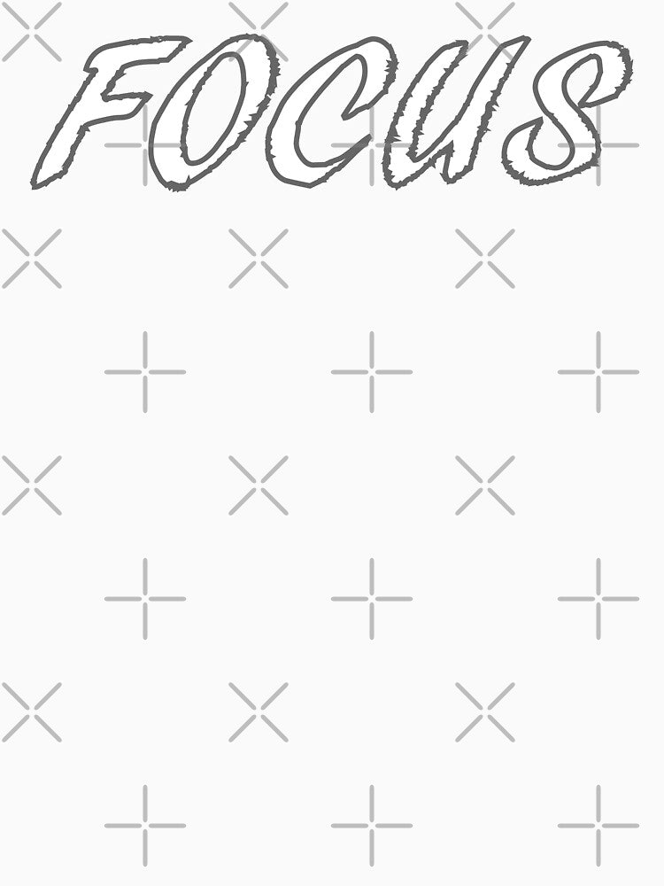Focus, Inspirational Word by AFordhamDesigns