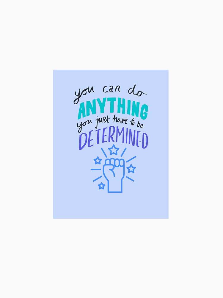 You Can Do Anything – Motivational Typography Quote Design by Sparklers-123
