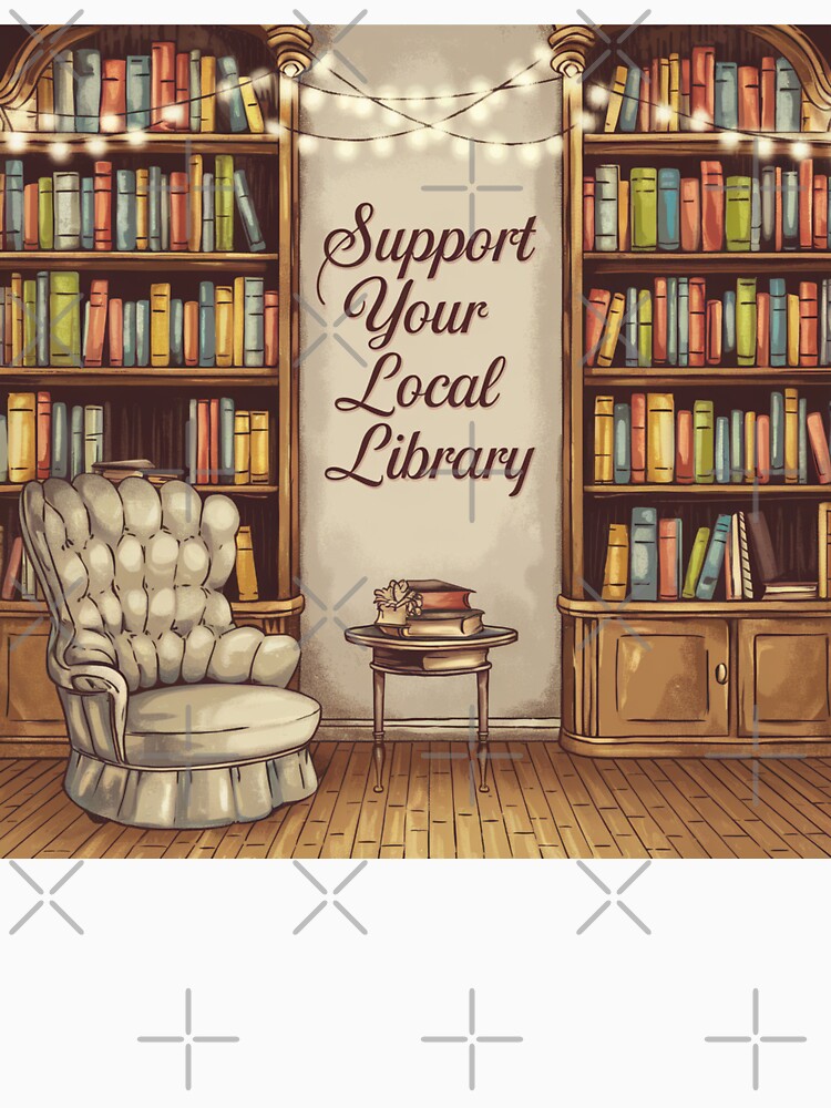 Support Your Local Library Sticker by Cheerhub