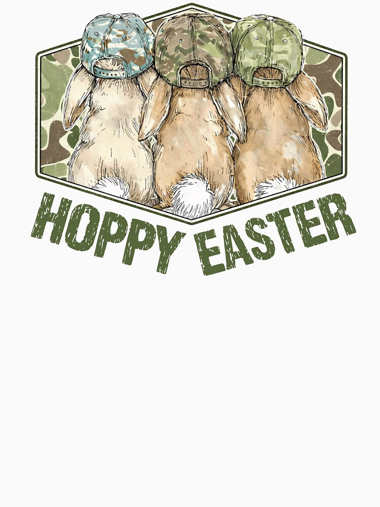 Retro Hoppy Easter, Funny Easter Day 2 by Naviiraart