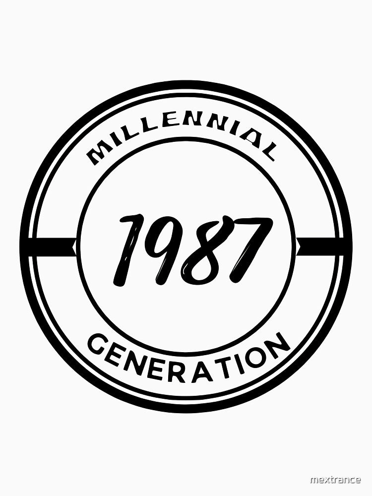 millennial generation 1987 by mextrance