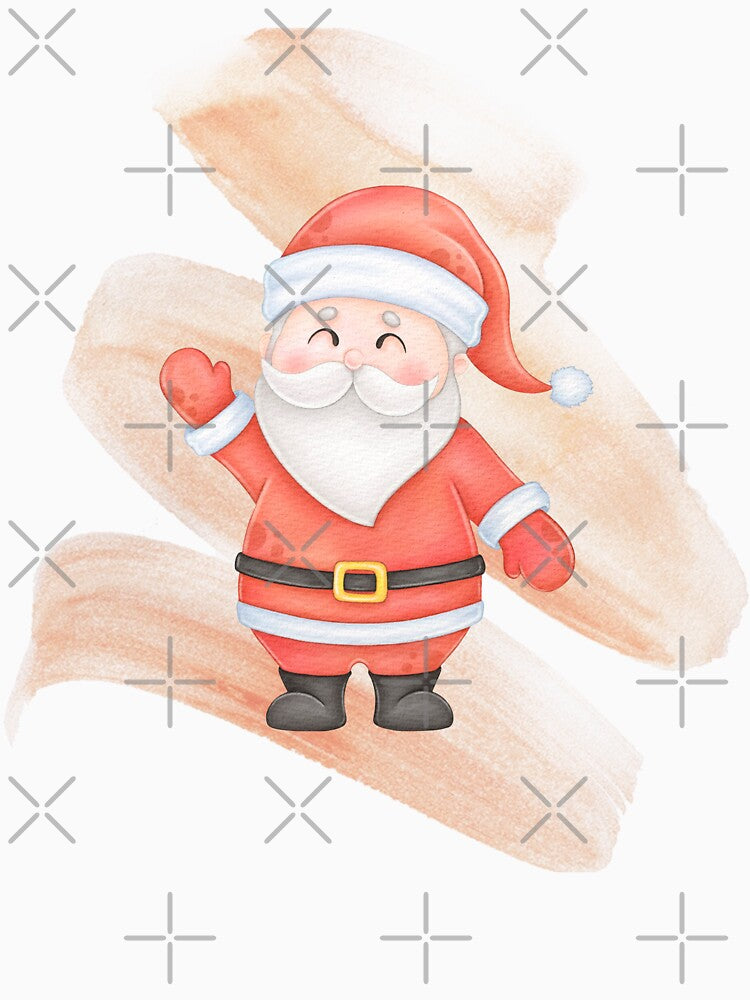 Retro Vintage Pink Santa Claus by Atcreatives