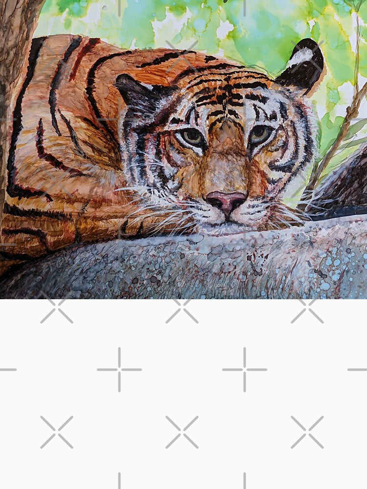 Tiger Treetop Chill by GlennArt