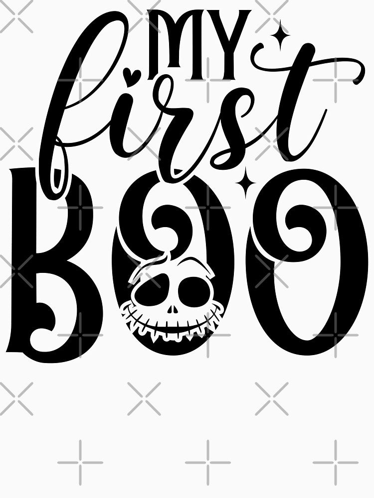 My First Boo - Cute Baby Ghost Festive Spooky Halloween Spirit Gift by FuzionRaptor