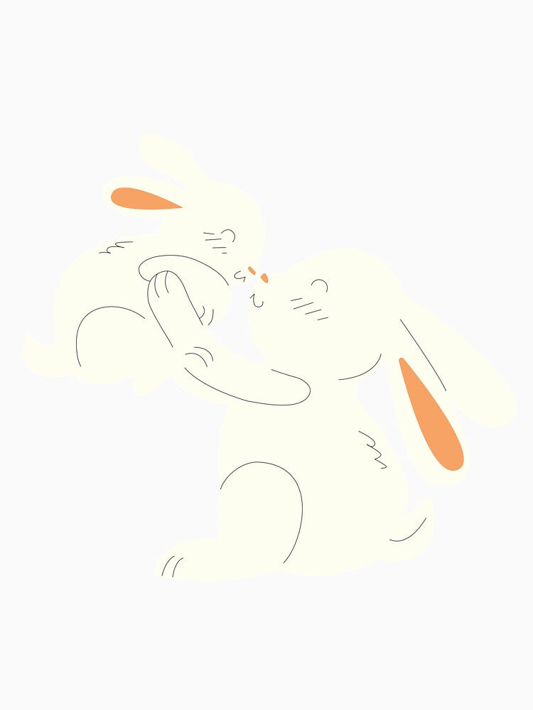 Rabbits family cute animals by Imutobi