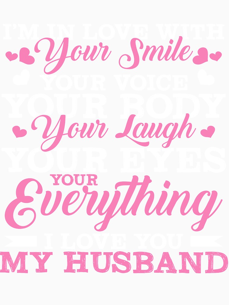 I Love You My Husband Wife Family by mmos