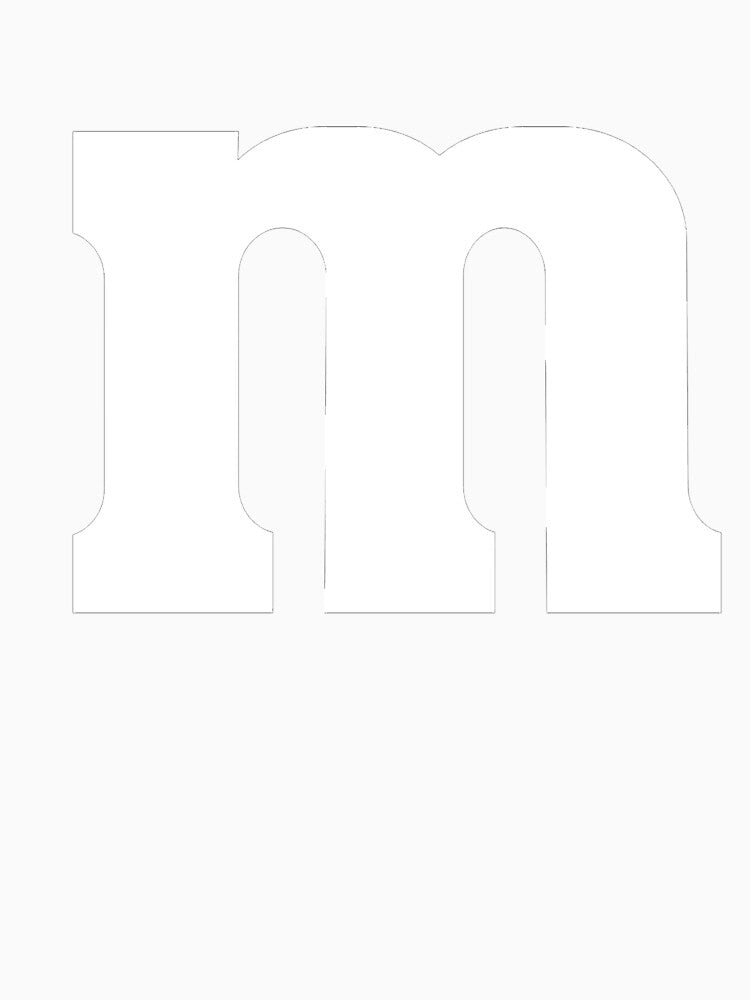 Matching Letter M Valentine Shirts – Cute Couple Minimal Design by yahya arboun