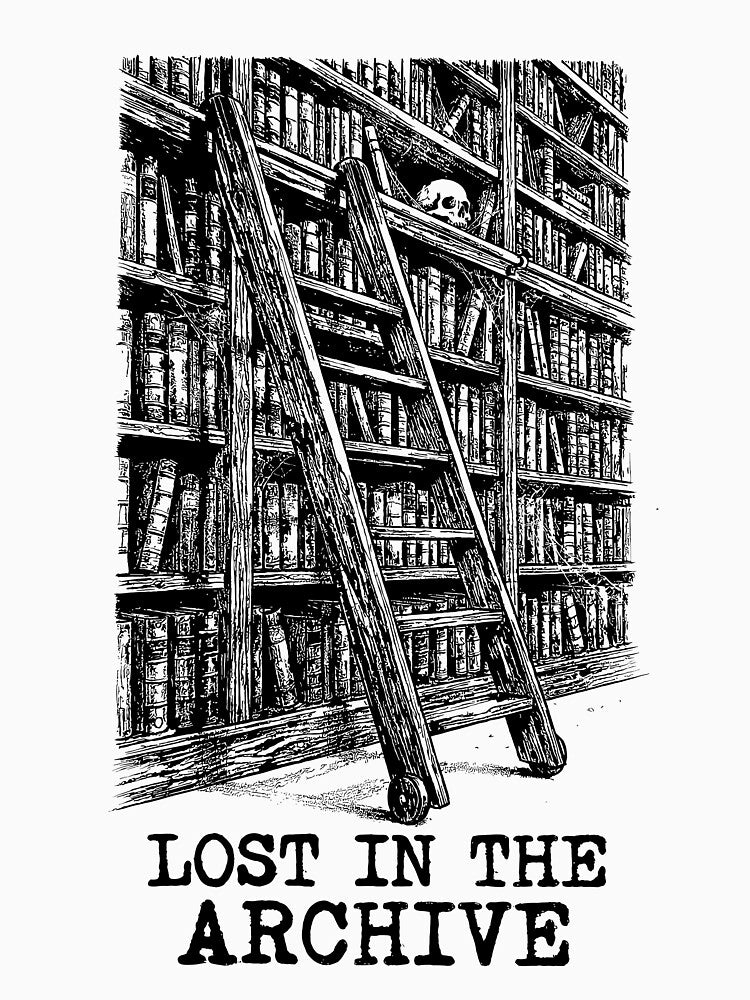 Old World Library Ladder Archive - Dark Academia by bapupa
