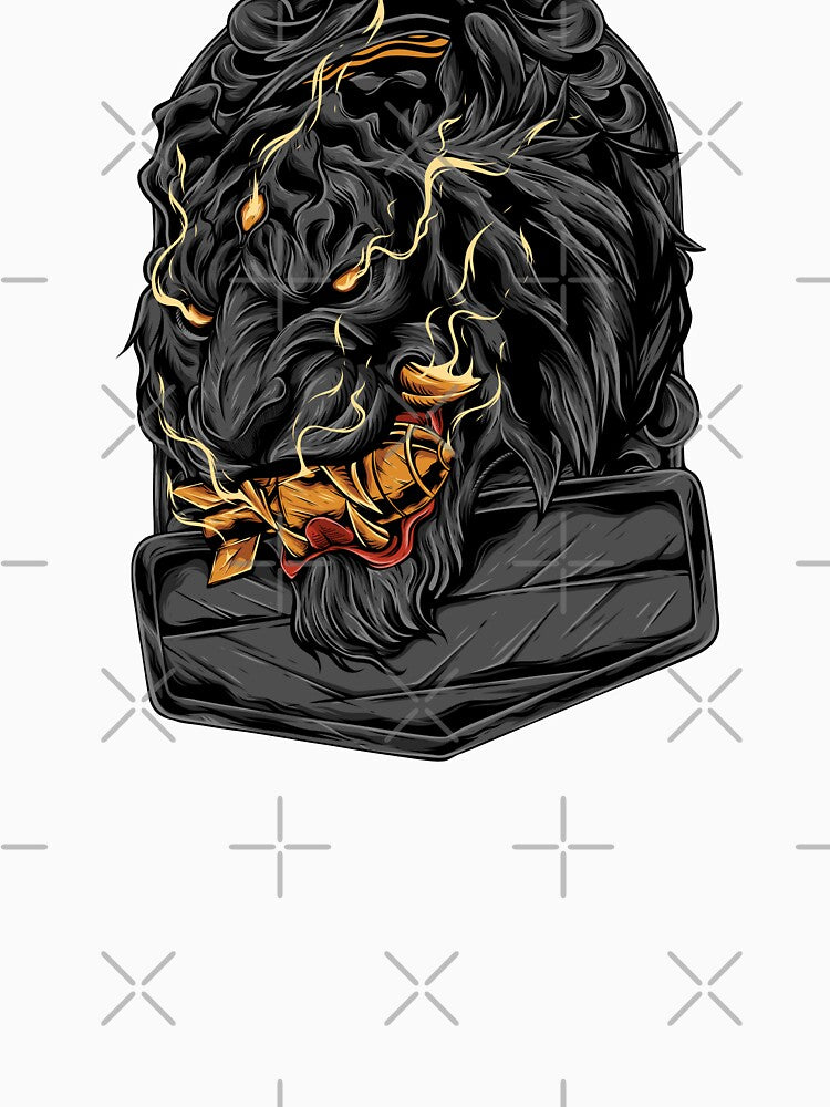 Chinese Tiger Fury Art Vintage by AnimalLover4eva