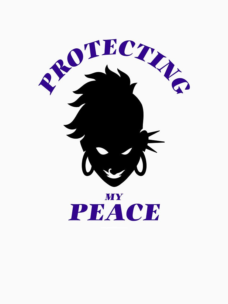 Protecting My Peace Empowered Cool Women Tshirt Tee by APINKILLUSION
