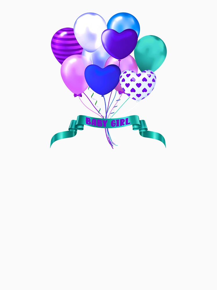 Baby Girl Balloon Bundle - Dk. Purple (Incl. Maternity & Baby Wear) by PawsitiveMum