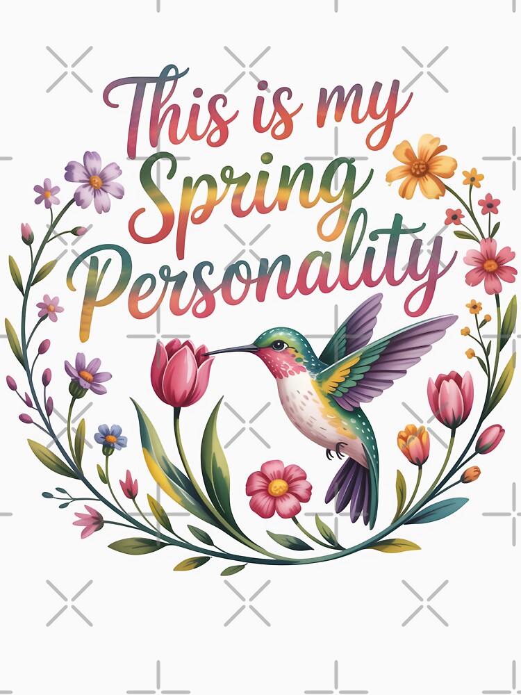 This is My Spring Personality - Spring Aesthetic Scene by Jollys-ArtShop