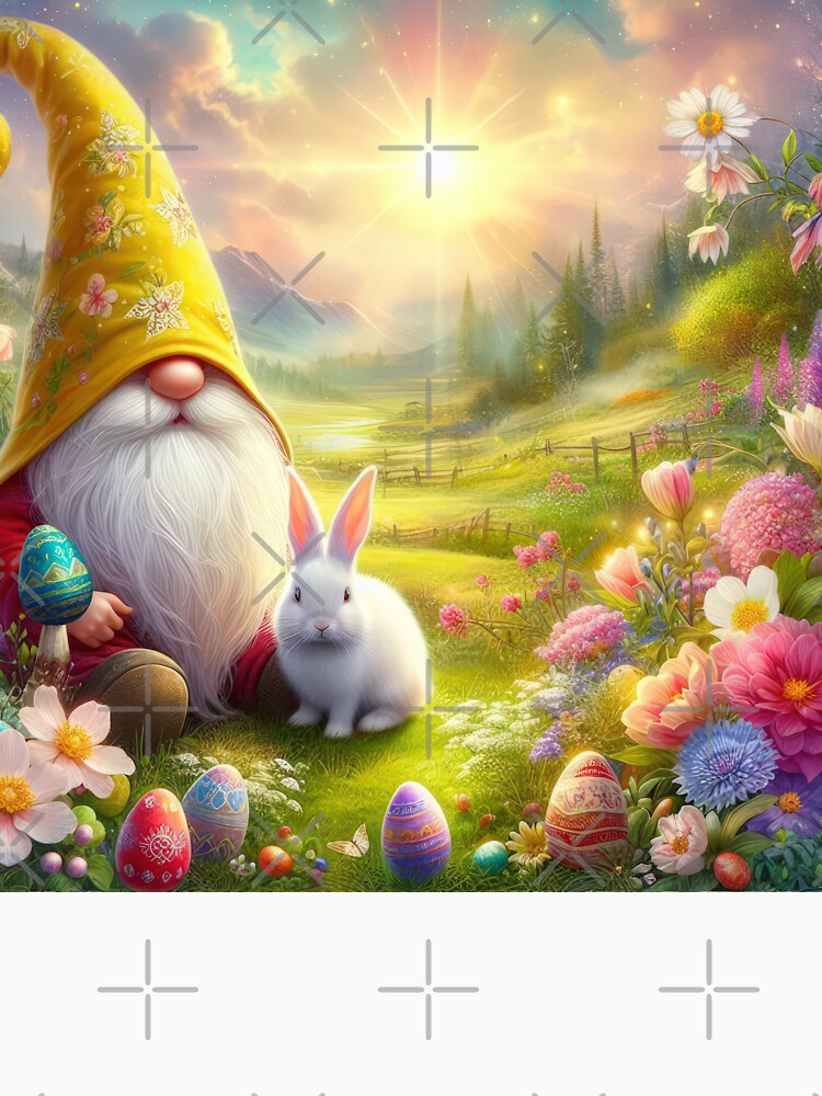 Easter dwarf with Easter bunnies by Expressions-Sel