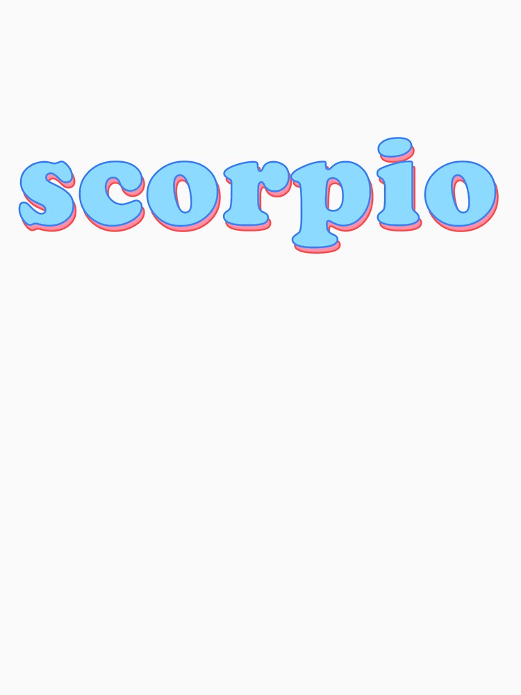 Scorpio Blue Pastel Zodiac Astrology by thefrshmachine
