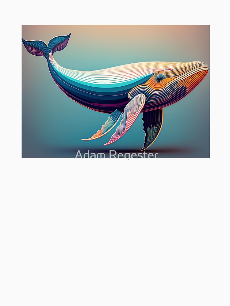 Underwater Whale Illustration by Adam Regester