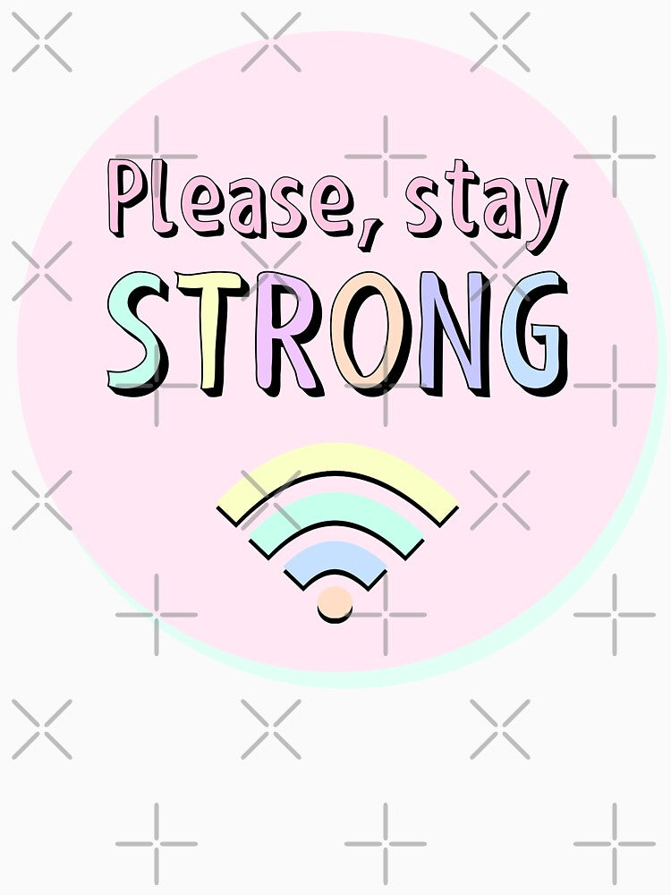 Please, stay strong, wifi. Wi-fi pastel by Drawmecute