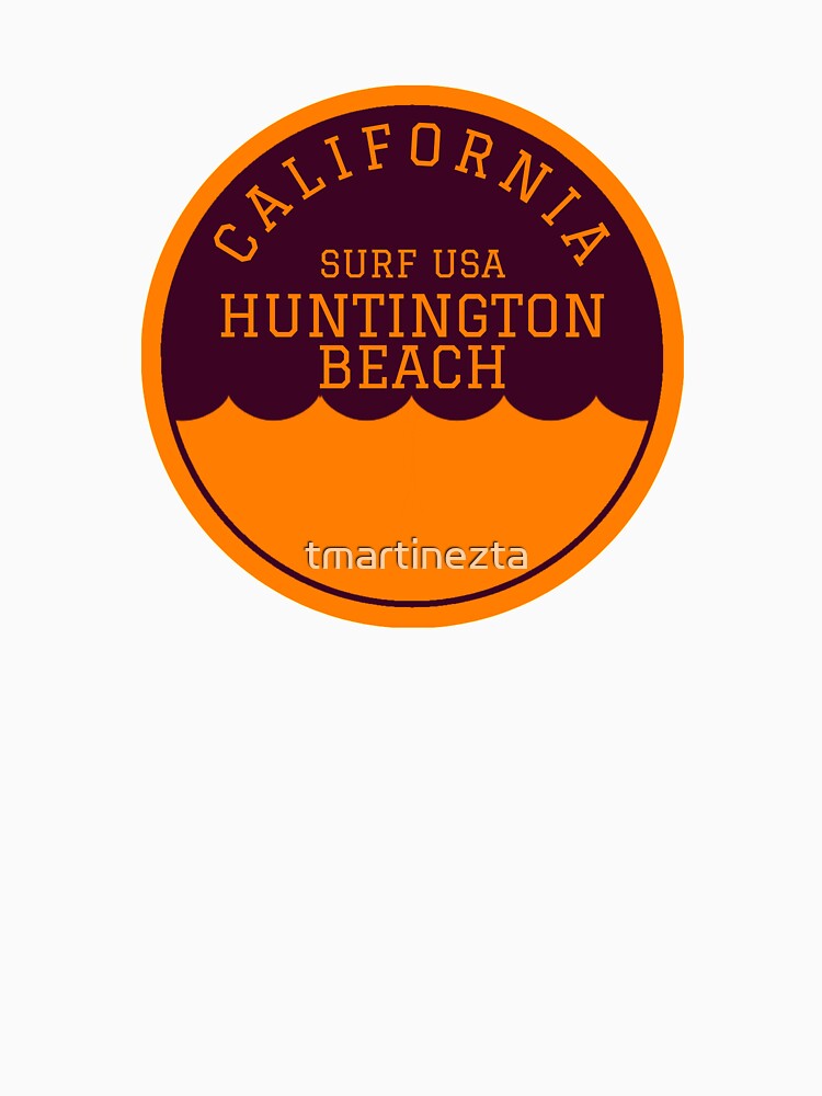 Huntington Beach California Vintage Retro Surf USA Travel Vacation Summer Sunset Beach by tmartinezta
