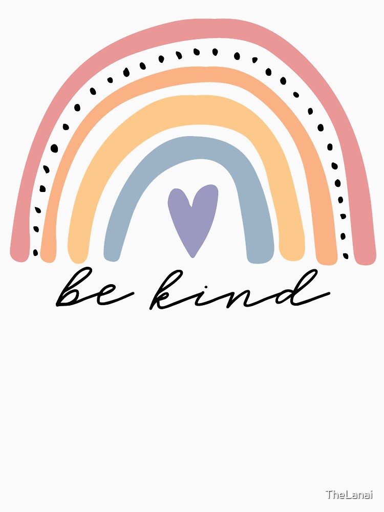 Be Kind Pastel Rainbow by TheLanai
