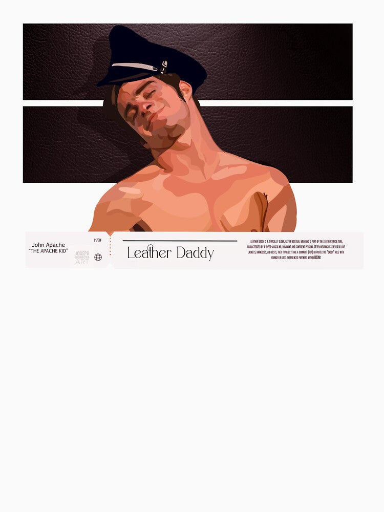 Leather Daddy- Digital Art Drawn by Joseph Montoya by Josephmontoyaart