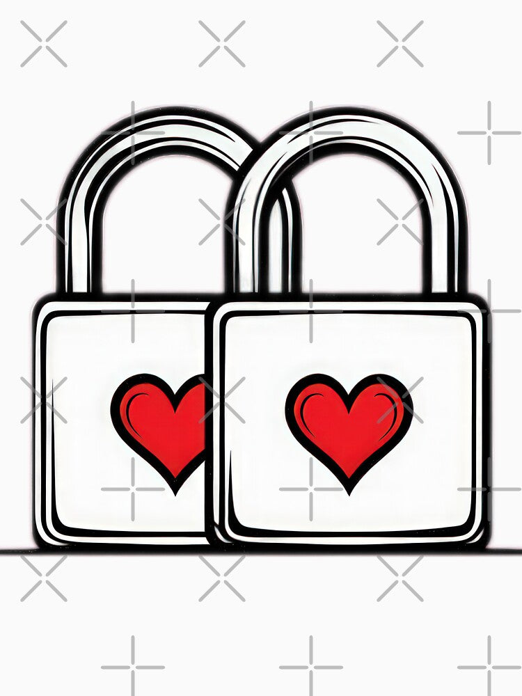 Valentines Day heart padlocks,valentine heart,valentine art,valentine design by Expressions-Sel
