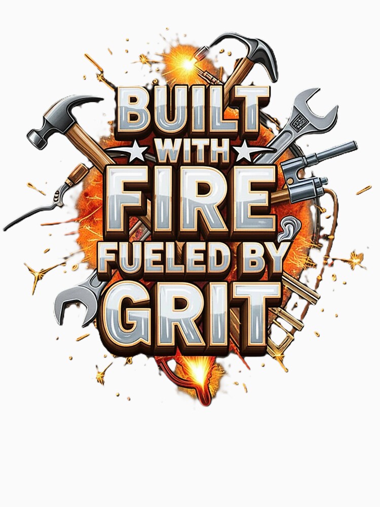 Built With Fire, Fuled By Grit by DesignsByDinger