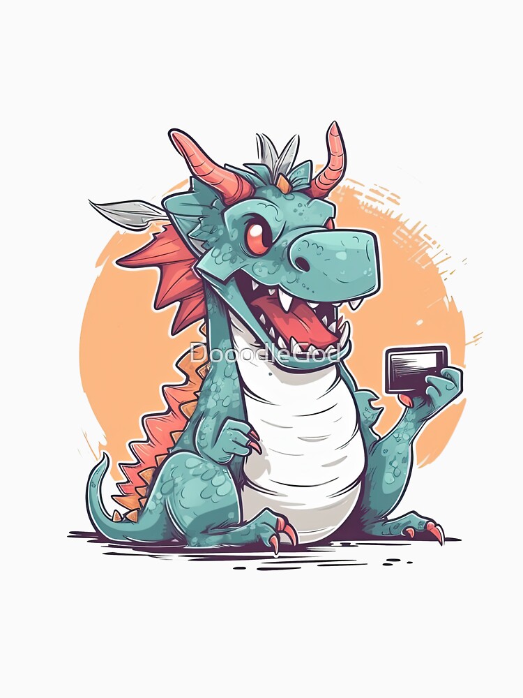 DragonSelfie - Trendy Accessories for Capturing Memorable Moments with Sharp-toothed, Fire-breathing Creatures. by DooodleGod