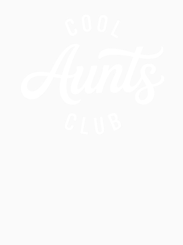 Cool Aunts Club - Retro Script Auntie Shirt | Fun Aunt Gift by PosiMCreations